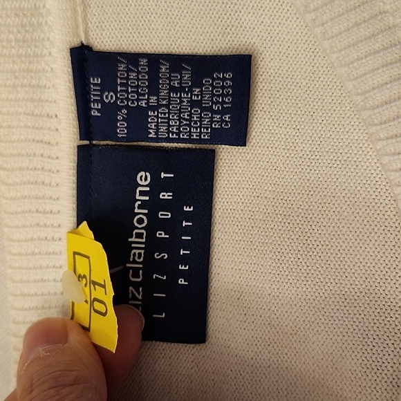 Jennifer Dule Clean, White Denim Mini Skirt & Liz Claiborne Top Small, $55 - Picture 7 of 14